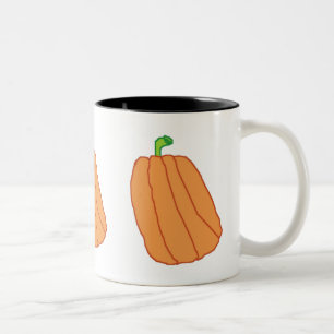Three Titlted Pumpkins mug