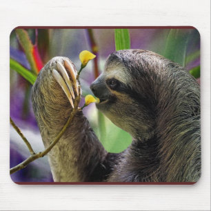Three-Toed Tree Sloth Mouse Pad