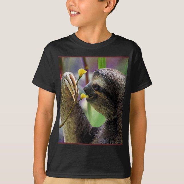 Three-Toed Tree Sloth T-Shirt (Front)