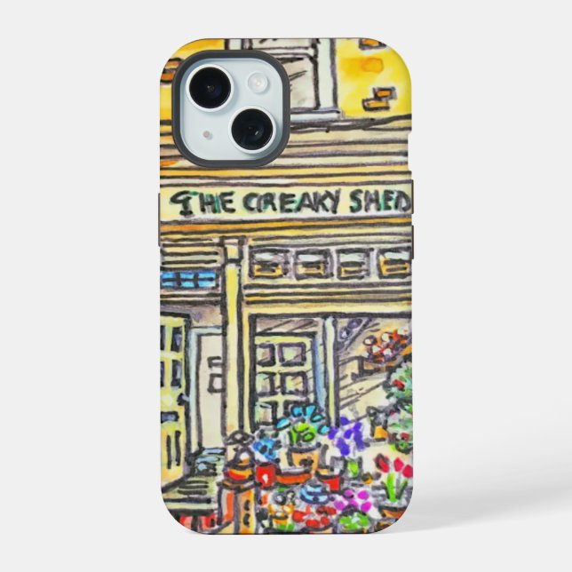 Three Townhouses iPhone 15 Case (Back)