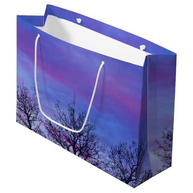 Three Tree Tops Large Gift Bag (Front Angled)