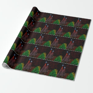 Three Trees At Midtown Greetings Wrapping Paper