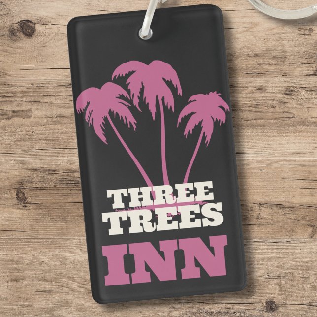 Three Trees Inn (white) Keychain (Creator Uploaded)