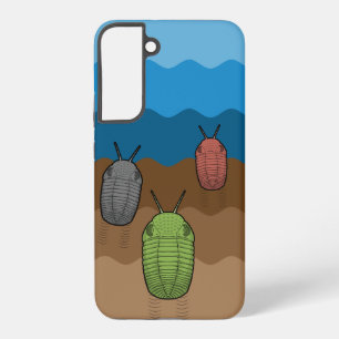 Three Trilobite Travellers- Paleontology Samsung Galaxy Case