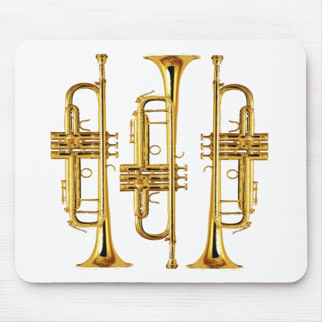 Three Trumpets Mouse Pad (Front)