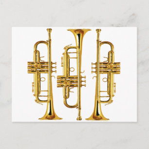 Three Trumpets Postcard
