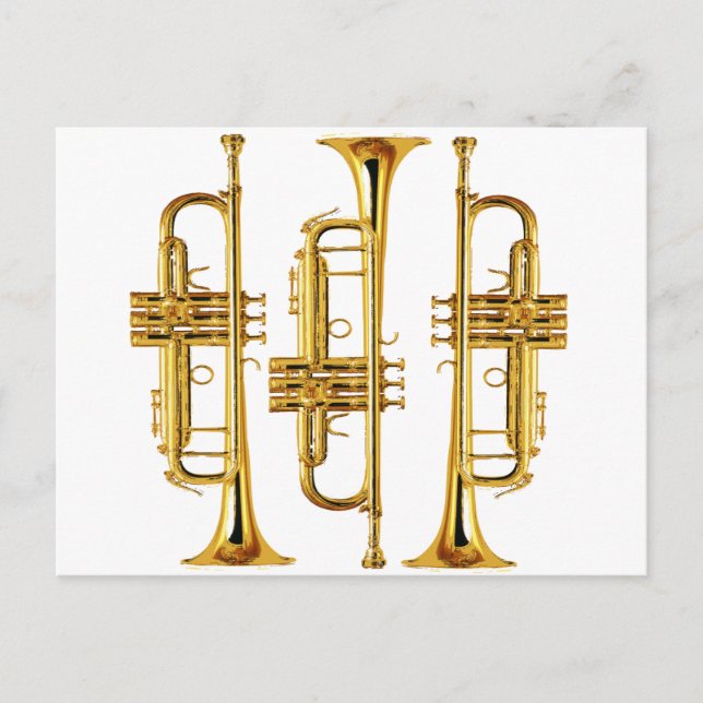 Three Trumpets Postcard (Front)
