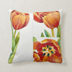 Three tulip studies in a sure 2013 throw pillow