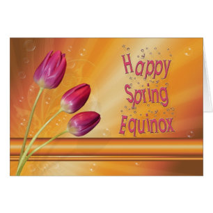 Three tulips Spring Equinox
