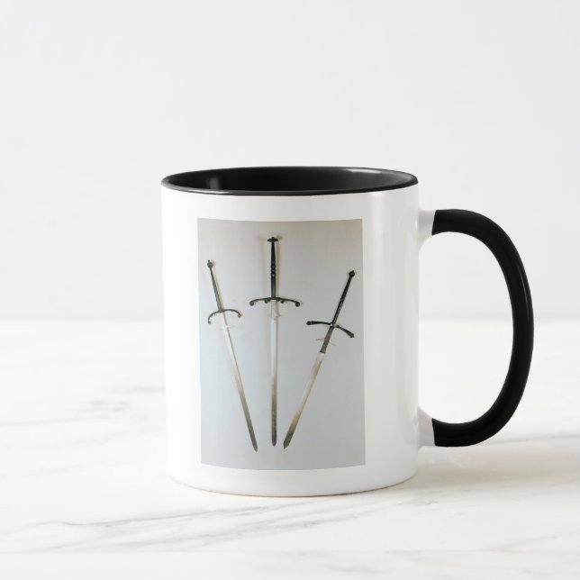 Three two-handed swords, 1570 mug (Right)