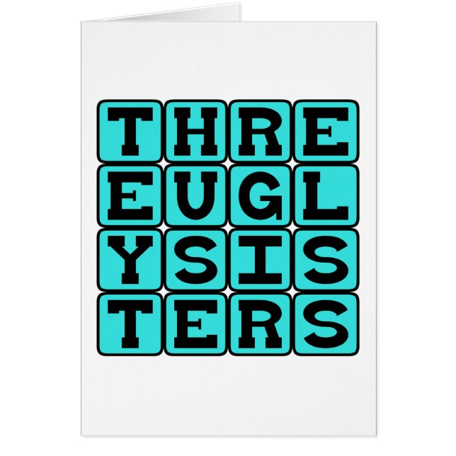 Three Ugly Sisters, Grimm Fairy Tale Siblings (Front)
