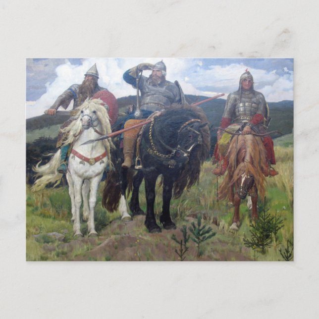 Three Viking Scouts Postcard (Front)