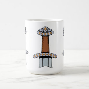 Three Viking Sword Hilts Coffee Mug