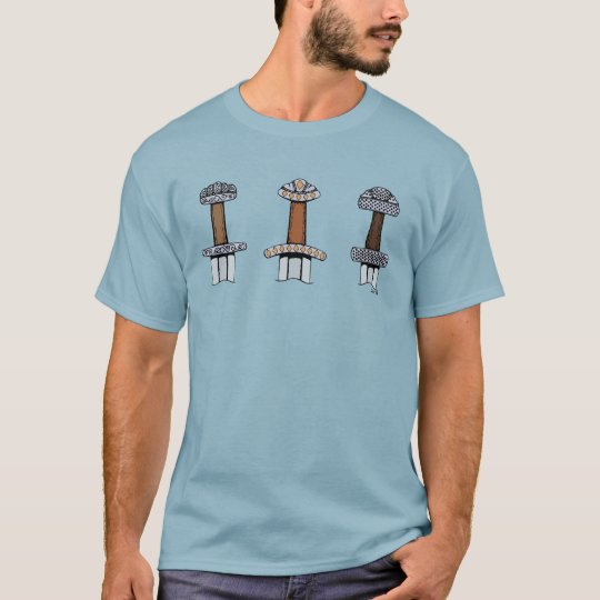 Three Viking Sword Hilts T-Shirt