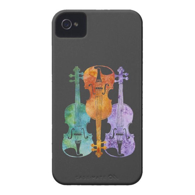 Three Violins Case-Mate iPhone Case (Back)