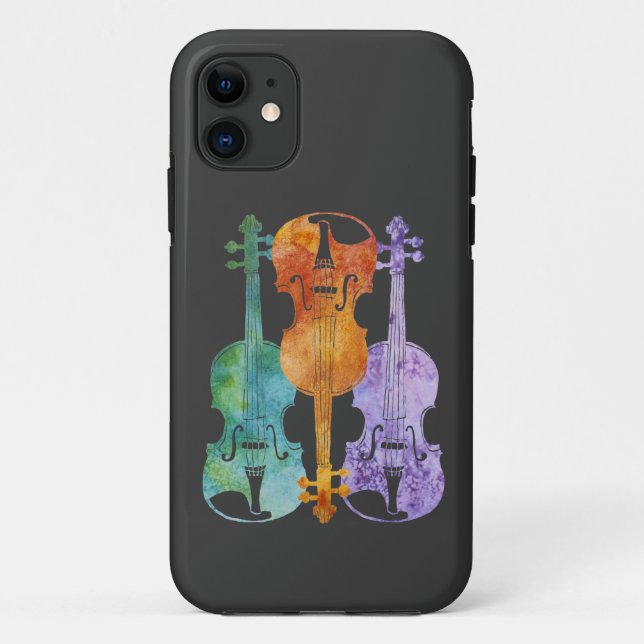 Three Violins Case-Mate iPhone Case (Back)
