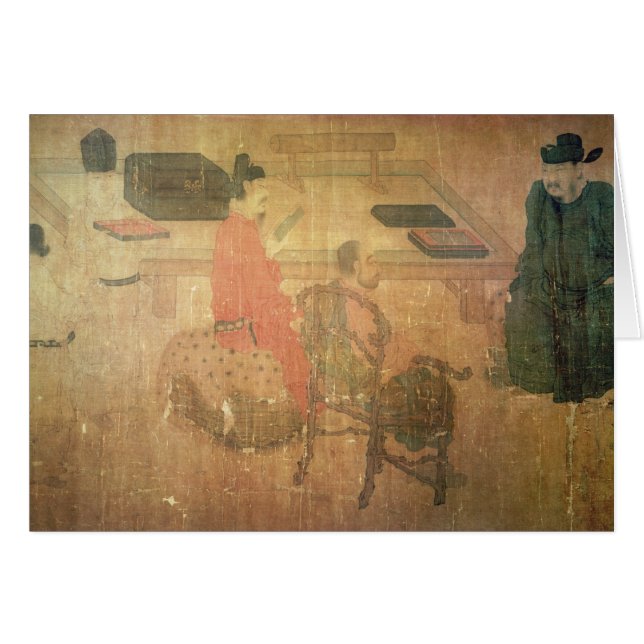 Three Well-Read Men from Lieou-Li T'ang (Front Horizontal)