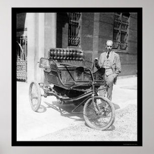 Three-Wheel Auto First Prize 1924 Poster