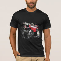Three Wheeled ATC Red Trike Motorbike