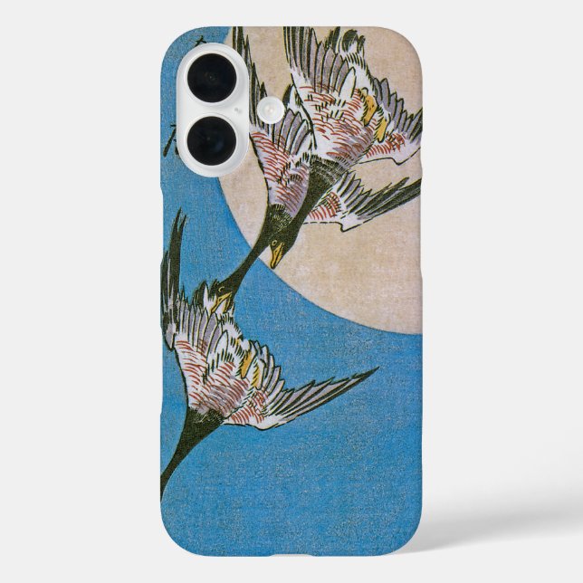 Three Wild Geese Flying Downward Case-Mate iPhone Case (Back)