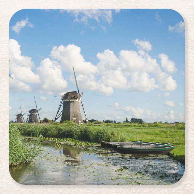 Three windmills and a canal coaster (Front)