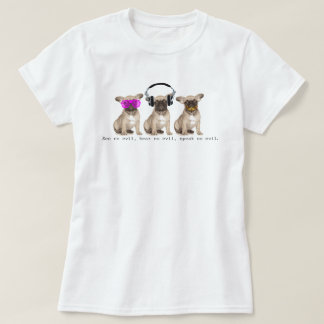 Three Wise Bull Dogs T-Shirt