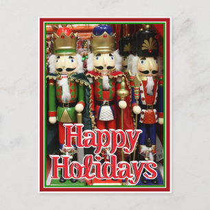 Three Wise Crackers - Nutcracker Soldiers Postcard