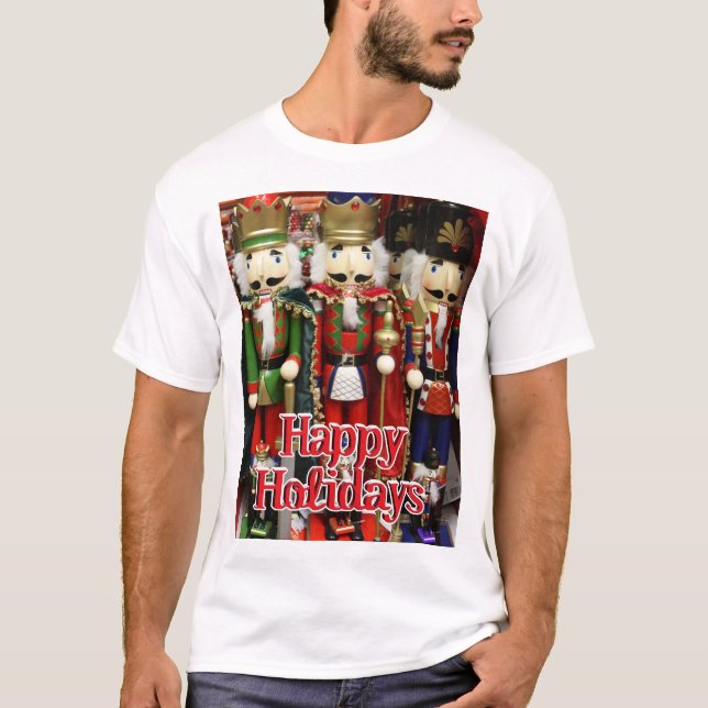 Three Wise Crackers - Nutcracker Soldiers T-Shirt (Front)