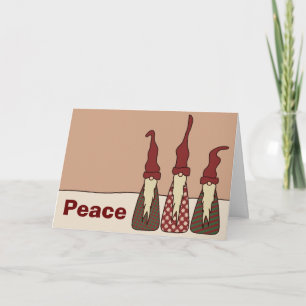 Three Wise Elves, greeting card