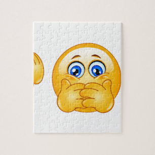 three wise emojis jigsaw puzzle