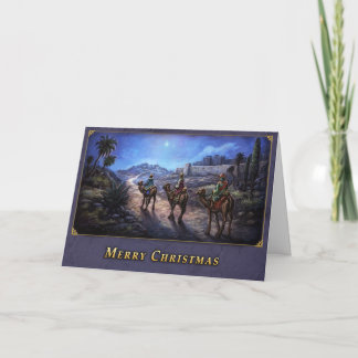 Three Wise Men Christmas Card