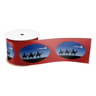 Three Wise Men - Gift of the Magi Satin Ribbon