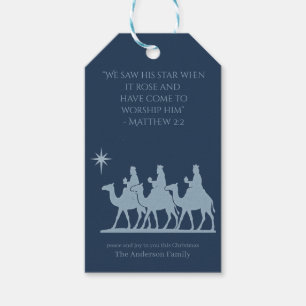 Three Wise Men Gift Tag– Following the Star Tags