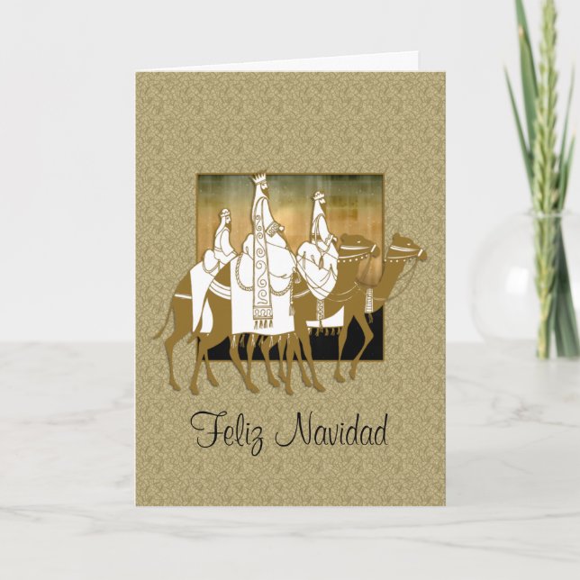 Three Wise Men Greeting Card (Front)
