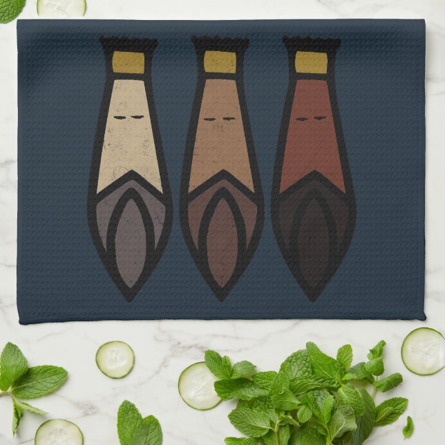 Three Wise Men. Los Tres Reyes Magos Kitchen Towel (Folded)