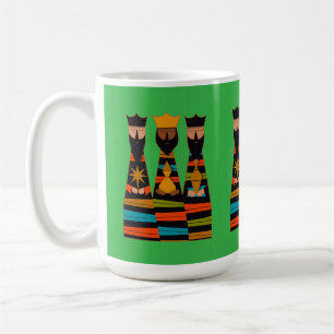 Three Wise Men Modern Mid-Century Coffee Mug