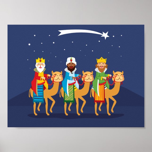Three Wise Men On Camel Poster (Front)