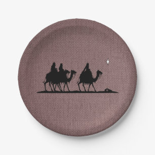Three Wise Men Paper Plate