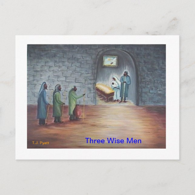 Three Wise Men Postcard (Front)