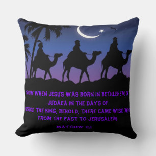 Three Wise Men Throw Pillow