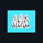 Three Wise Monkeys 3D Specs Pop Art Print<br><div class="desc">"Three Wise Monkeys in 3D Specs and Headphones" - an original digital pop art design by Scottish artist,  MWright,  for artwright.</div>