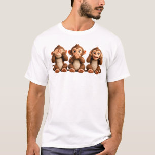 Three Wise Monkeys T-Shirt
