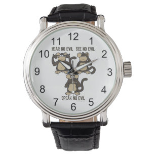Three Wise Monkeys Watch