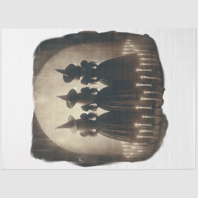 Three Witches Antique Tissue Paper (Front)