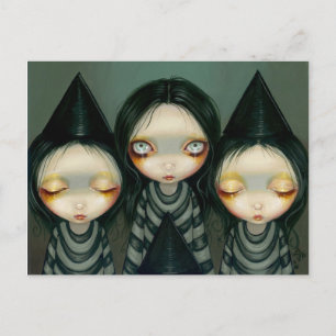 "Three Witchy Sisters" Postcard