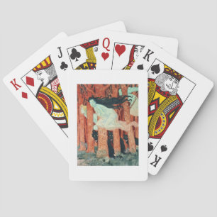 Three Women and Three Wolves (w/c) Playing Cards