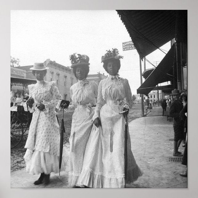 Three Women in Marshall Texas Poster (Front)