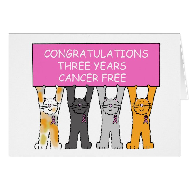 Three Years Cancer Remission Anniversary (Front Horizontal)