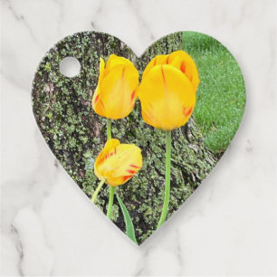 Three Yellow Tulips / Favour Tags