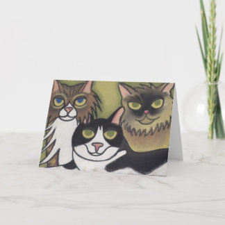 Three's Company by Robyn Feeley Card